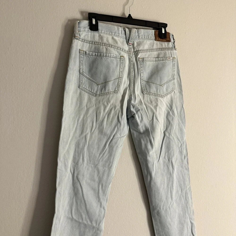 Vans‎ Straight Leg Jeans Light Wash Women's 7 / 28 Blue Pants